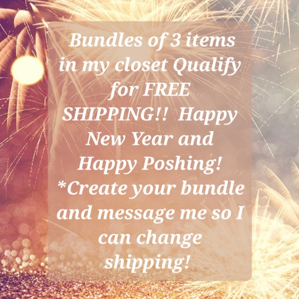FREE SHIPPING ON BUNDLES OF 3!!